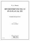 ディヴェルティメント・No.12・変ホ長調・K.252 (モーツァルト)　(木管五重奏)【Divertimento No. 12 in Eb, K. 252】