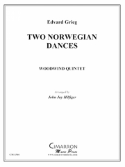 2つのノルウェー舞曲 (エドヴァルド・グリーグ)　(木管五重奏)【Two Norwegian Dances】