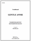ジェントル・アニー　(木管五重奏)【Gentle Annie】