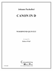 パッヘルベルのカノン　(木管五重奏)【Canon in D】