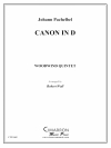 パッヘルベルのカノン　(木管五重奏)【Canon in D】