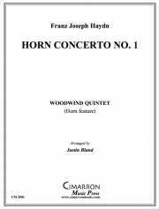 ホルン協奏曲・No.1（フランツ・ヨーゼフ・ハイドン）(木管五重奏)【Horn Concerto No.1】