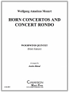 ホルン協奏曲と演奏会用ロンド（モーツァルト）(木管五重奏)【Horn Concertos and Concert Rondo】