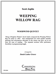 Weeping Willow (しだれ柳)・ラグ (スコット・ジョプリン)　(木管五重奏)【Weeping Willow Rag】