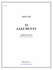 2本のフルートの為のジャズ二重奏12曲集（ジャック・ゲール） (フルートニ重奏)【12 Jazz Duets for Two Flutes】