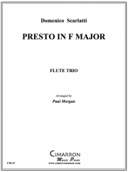 プレスト・ヘ長調 (ドメニコ・スカルラッティ) (フルート三重奏)【Presto in F】
