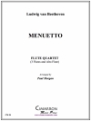 メヌエット（ベートーヴェン） (フルート四重奏)【Menuetto】