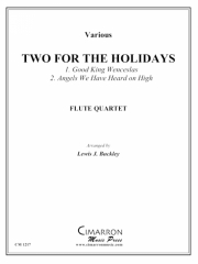 2本の為の休日音楽　 (フルート四重奏)【Two for the Holidays】