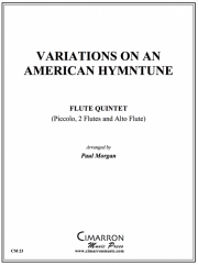 アメリカ聖歌による変奏曲　 (フルート五重奏)【Variations on an American Hymn Tune】