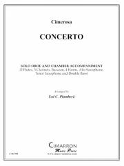 オーボエと木管の為の協奏曲（チマローザ）(木管十四重奏)【Concerto for Oboe and woodwinds - Cimerosa】