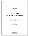 主よ人の望みの喜びよ（バッハ）  (クラリネット四重奏）【Jesu, Joy of Man's Desiring】