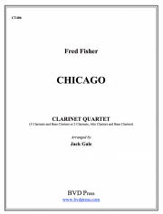 シカゴ  (フレッド・フィッシャー)  (クラリネット四重奏）【Chicago】
