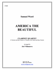 アメリカ・ザ・ビューティフル  (クラリネット四重奏）【America the Beautiful】