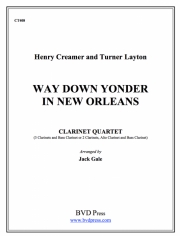 遙かなるニューオリンズ  (クラリネット四重奏）【Way Down Yonder in New Orleans】