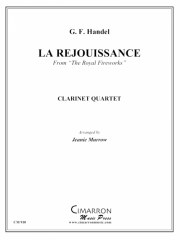 リジョイス「王宮の花火の音楽」より (ヘンデル)  (クラリネット四重奏）【La Rejouissance from Royal Fireworks】