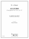 アレグロ「四重奏・4番・ハ長調・K.157」より（モーツァルト） (クラリネット四重奏）【Allegro from Quartet No. 4 in C, K. 157】