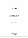 パッヘルベルのカノン「弦楽四重奏・5番・Op.3」より  (クラリネット四重奏）【Canon】