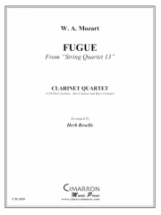 フーガ「弦楽四重奏・13番」より（モーツァルト）  (クラリネット四重奏）【Fugue from String Quartet 13】