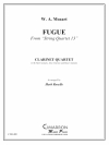 フーガ「弦楽四重奏・13番」より（モーツァルト）  (クラリネット四重奏）【Fugue from String Quartet 13】