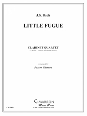 小フーガ（バッハ）  (クラリネット四重奏）【Little Fugue】