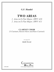 2つのアリア (ヘンデル)   (クラリネット五重奏）【Two Arias】