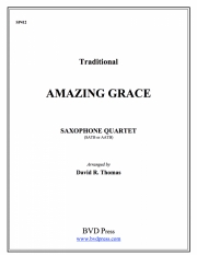 アメイジング・グレイス　(サックス四重奏)【Amazing Grace】