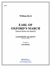 オックスフォード伯爵の行進曲  (ウィリアム・バード)  (サックス四重奏)【Earl of Oxford's March】
