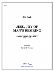 主よ人の望みの喜びよ（バッハ）  (サックス四重奏)【Jesu, Joy of Man's Desiring】