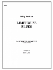 ライムハウス・ブルース (フィリップ・ブラハム)  (サックス四重奏)【Limehouse Blues】