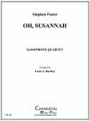 おおスザンナ  (サックス四重奏)【Oh, Susannah】