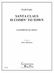 サンタが街にやってくる  (サックス四重奏)【Santa Claus is Coming to Town】