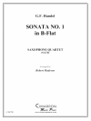 ソナタ・No.1・変ロ長調 (HWV 380)  (ヘンデル) (サックス四重奏)【Sonata No. 1 in Bb (HWV 380)】