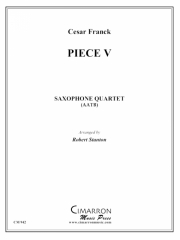 Piece V  (セザール・フランク) (サックス四重奏)