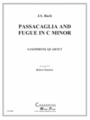 パッサカリアとフーガ・ハ長調（バッハ）  (サックス四重奏)【Passacaglia and Fugue in C Min】