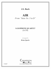 G線上のアリア （バッハ）  (サックス四重奏)【Air from Suite in D Major】