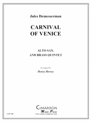 ヴェニスの謝肉祭　(金管五重奏＋アルトサックス）【Carnival of Venice】