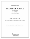 シェイズ・オブ・パープル (バーバラ・ヨーク）（ユーフォニアム＆テューバ五重奏)【Shades of Purple】