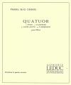 四重奏曲（ピエール=マックス・デュボワ） (フルート四重奏)【Quatuor】