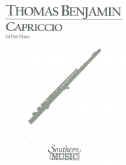 カプリッチョ（トーマス・ベンジャミン）　 (フルート五重奏)【Capriccio】