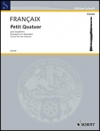 サクソフォーン4重奏曲  (クラリネット四重奏）【Petit Quatuor pour Saxophones】