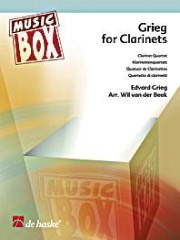クラリネットの為のグリーグ (クラリネット四重奏）【Grieg for Clarinets】
