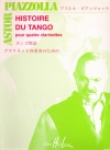 タンゴの物語  (クラリネット四重奏）【Historie du Tango】