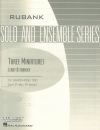 3つの小品（ルロイ・オストランスキー）  (サックス三重奏)【Three Miniatures】