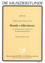 トルコ行進曲  (サックス五重奏)【Rondo alla Turca】