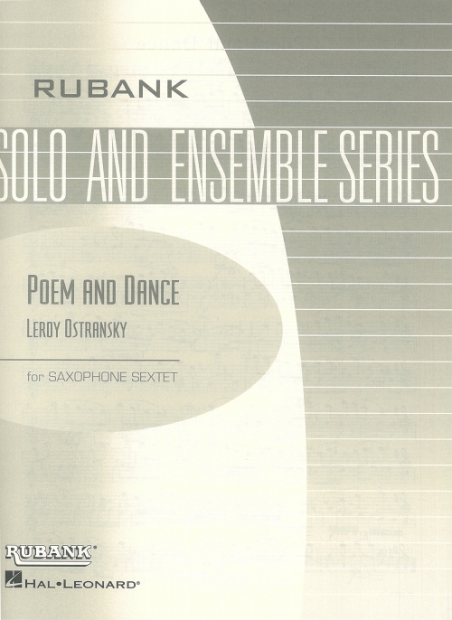 ポエムとダンス ルロイ オストランスキー サックス六重奏 Poem And Dance 吹奏楽の楽譜販売はミュージックエイト