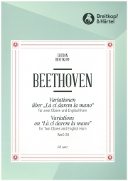 ドン・ジョヴァンニの「お手をどうぞ」の主題による変奏曲（ベートーヴェン）　(オーボエ三重奏)【Variations on La Ci Darem La Mano】