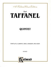 木管五重奏曲（ポール・タファネル）(木管五重奏)（パート譜のみ）【Wood Quintet】