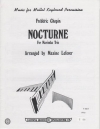 ノクターン・Op.72/1　 (打楽器三重奏)【Nocturne, Op. 72/1】