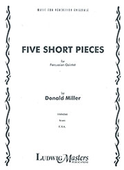 5つの短い小品　 (打楽器五重奏)【Five Short Pieces】