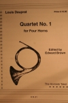 ホルン四重奏・No.1　(ホルン四重奏)【Quartet #1】
